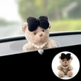 thumbnail image 6 of Plush Cartoon Bear Car Interior Decoration for Personalizing Vehicle and Adding Driving Fun, 6 of 8