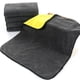 thumbnail image 3 of BRIGHTFUFU 2 piezas de tela de limpieza de microfibra de 600 g, toalla de limpieza especial para lavado de automóviles absorbente de trapo portátil de doble cara (amarillo y gris), 3 of 7