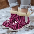 thumbnail image 5 of FUIALDOLG Women's Retro Shorty Boot Slippers Winter Warm Hard Bottom House Shoes with Fuzzy Lining, 5 of 7