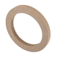 thumbnail image 4 of Unique Bargains 4 Pcs 4' Universal Wooden Khaki Car Speaker Subwoofer Mounting Spacer Rings Adapter Bracket Holder Plate, 4 of 6