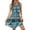 Blue, variant on Sundresses for Women Fashion Button Down Short Dress Elegant Twist Button Front a Line Beach Boho Dresses Scoop Neck Sleeveless Cocktail Dresses 2026 Spring Blue L