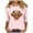 Z28-Pink-thanksgiving gift women, variant on Wiyuqeen Gobble Til You Wobble T-Shirt Womens Crewneck 3/4 Sleeve Thanksgiving Tops Plus Size Fall Graphic Tees Womens Gifts