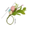 thumbnail image 3 of taicans 5Pcs Napkin Rings,Easter Napkin Rings,Easter Eggs Napkin Rings,Spring Napkin Ring,Easter Egg Flower Wood Napkin Holders,Handmade Pastel Eggs Napkin Ring Holders for Easter Decor, 3 of 9