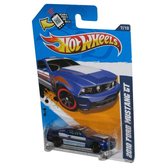 Hot Wheels HW Main Street '12 2010 Ford Mustang GT Blue Car 167/247