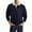 Navy, variant on ZCFZJW Mens Knit Polo Shirts Casual Splicing Lapel Collar Long Sleeve Classic Polo Shirts Button Down Golf Shirts Regular Fit Comfy Athletic Pullover Sweatshirts Black L