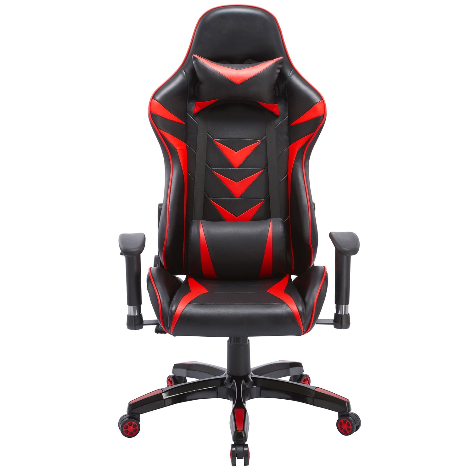 High-Back Swivel Gaming Chair Black & Red Racing Ergonomic Office Desk Chair 
