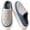 Gray 01, variant on Men's House Slippers Fuzzy Comfy Slippers Indoor Outdoor with Faux Fur Lining Fleece and Man House Shoes Bedroom