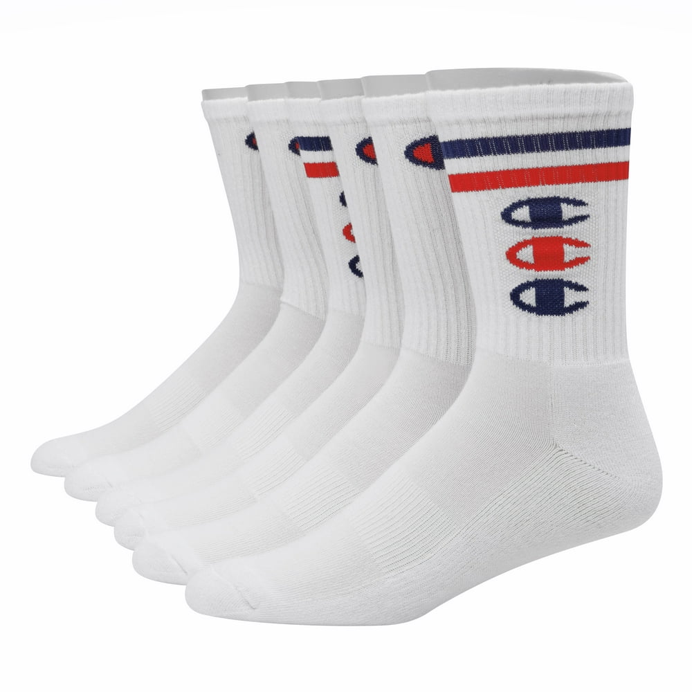 Champion Champion Men's Crew Sock 6 Pack