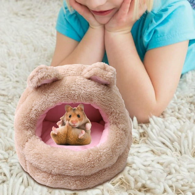 Cama cálida nido para dormir para hámster Yinane Casa de cama para conejillos de Indias
