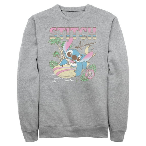 Mens Lilo & Stitch Surfing Stitch Sweatshirt