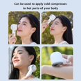 thumbnail image 2 of L01 Portable Summer Fan Air Cooler Handheld Cooling Fan with Cold Compress Function - White, 2 of 5
