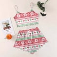 thumbnail image 2 of Women's Christmas Pajama Set Sleeveless Top and Shorts 2 Piece Comfortable Sleepwear Cozy Holiday Nightwear Soft Outfit, 2 of 2