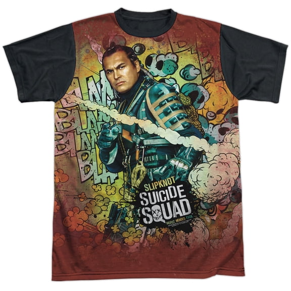 Suicide Squad Slipknot Psychedelic Cartoon Unisex Adult Halloween Costume Sublimated T Shirt