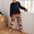 thumbnail image 5 of Hirioo Vibrant Autumn Forest Hues for Teenagers' Pajama Pants Womens Lounge Pants with Pockets Pj Bottoms Pants for Men-XS(5-6), 5 of 6