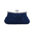 thumbnail image 2 of Qarigey Bolso de hombro de moda de poliéster para mujer moderna - Manténgase elegante On Go Bolsos de noche Bolso de mano Clásico de moda Mochilas azul oscuro, 2 of 6