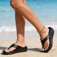 thumbnail image 5 of BERANMEY Women's Flip Flops EVA Walking Sandals for Women with Arch Support Summer Comfortable Slip On Flip Flops Slippers for Womans, 5 of 9