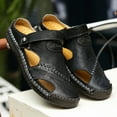 thumbnail image 5 of Wozhidaoke Shoes Summer Leather Breathable Tide Outdoor Beachmens Shoessandals, 5 of 9