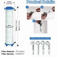 thumbnail image 2 of 20PCS Replacement Shower Filter for Hard Water - High Output Shower Water Filter to Remove Chlorine and Fluoride Home, 2 of 4