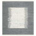 thumbnail image 6 of SAFAVIEH Montauk Tennyson Braided Border Cotton Area Rug, Ivory/Grey, 9' x 12', 6 of 10