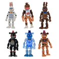 thumbnail image 1 of Five Nights At Freddys Action Figures Set Of 6, Unique New Fnaf Pizzeria Simulator - Model Figures-SinKeeU, 1 of 5