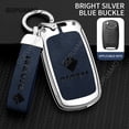 thumbnail image 3 of For Baojun C 3 buttons 510 730 360 560 RS-5 530 630 310 E100 310W Keychain Shell Zinc alloy+leather Car Remote Key Cover Case, 3 of 13