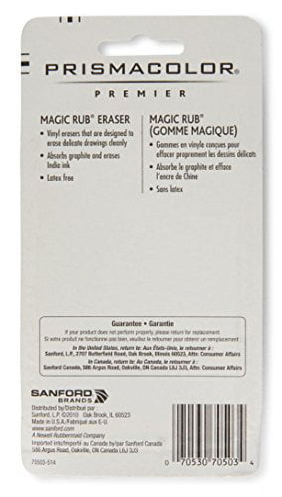 prismacolor MAGIC RUB Art Eraser, Vinyl, Dozen