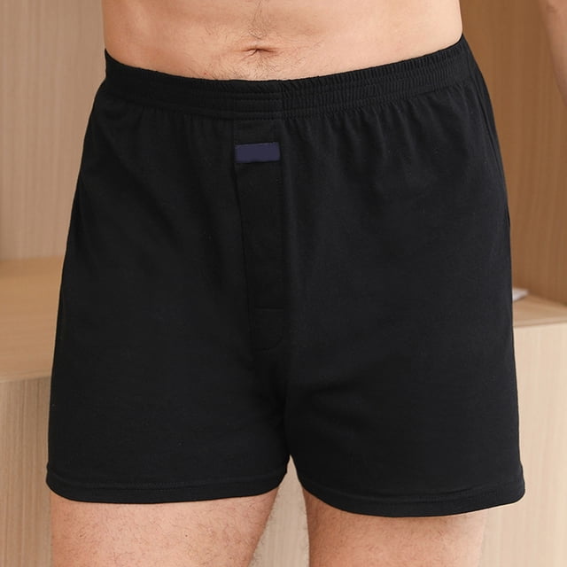 WILLBEST Pantalones Cortos Casuales para Hombre, de Color Liso, Holgados, Estilo Europeo y Americano, para El Hogar