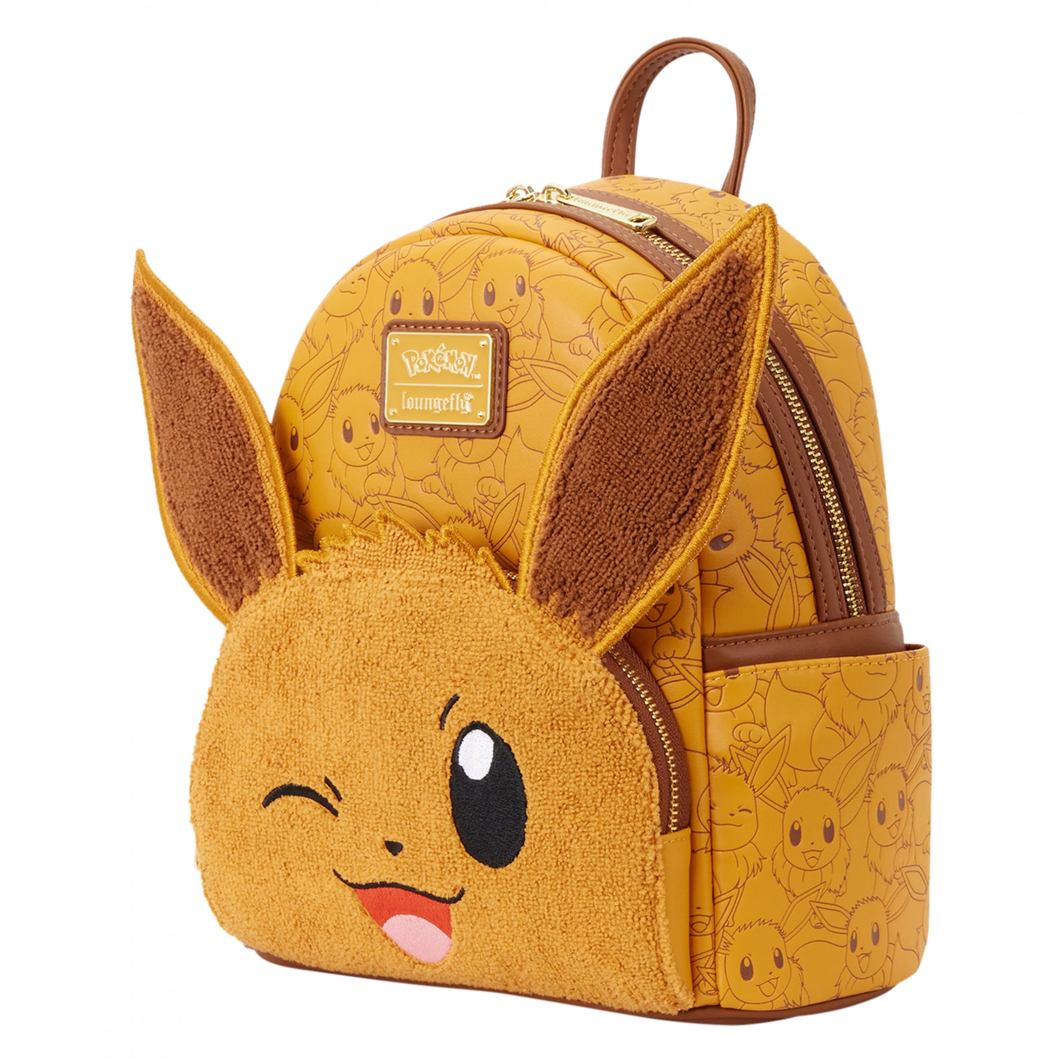 Pokemon 889984 9 x 10.5 x 4.5 in. Eevee Big Ears Backpack by Loungefly - Mini