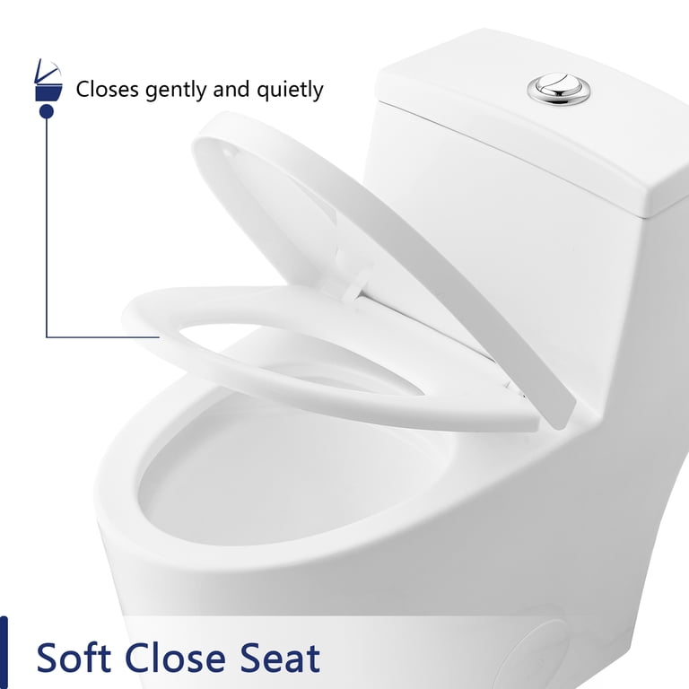 DeerValley Prism DV-1F52636 Dual-Flush Elongated One-Piece Toilet 