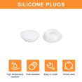 thumbnail image 4 of Uxcell 8pack Silicone Plugs, Rubber Round Snap in Locking Hole Plugs Waterproof Hole Plug for 28-30mm Hole, White, 4 of 6