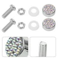 thumbnail image 2 of Miangastore License Plate Screw Retainers Multicolor 1 Set 0.8x0.8x0.4In, 2 of 8
