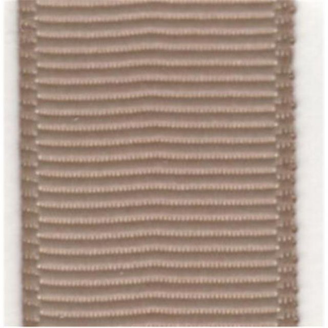 Papilion R07420223083720YD .88 in. Grosgrain Ribbon 20 Yards - Taupe