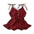 thumbnail image 1 of Enfants Fille Sangle Sans Manches Polka Points Shorts Combinaison MHXX, 1 of 5