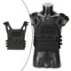 thumbnail image 5 of Chaleco de combate militar 600D poliéster ligero chaleco táctico de protección para Plate Carrier Magazine, , entrenamiento al aire Negro Soledad Chaleco de juego al aire libre, 5 of 10