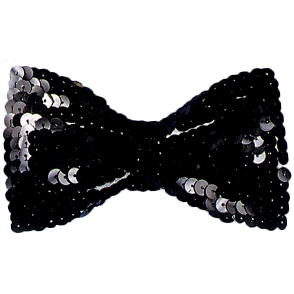sequins bow tie