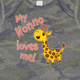 thumbnail image 4 of Inktastic My Nonno Loves Me- Cute Giraffe Boys or Girls Baby Bodysuit, 4 of 5