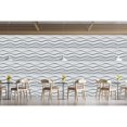 thumbnail image 3 of AG Trade Dundee Deco White Waves PVC 3D Wall Panels, Decorative Wall Paneling Sample, 9" x 9", 3 of 4