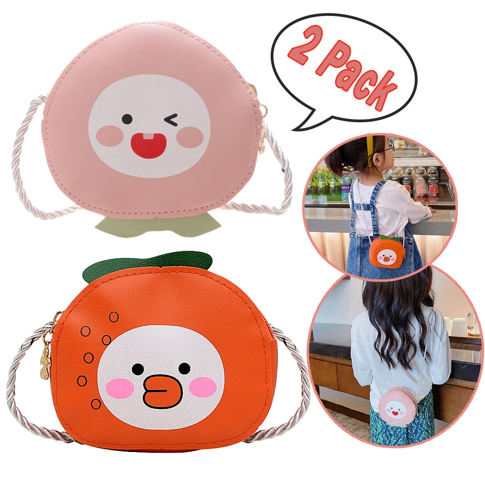 SAYLITA 2 Pcs Crossbody Purse Cute Shoulder Bag Handbag Little Girl's