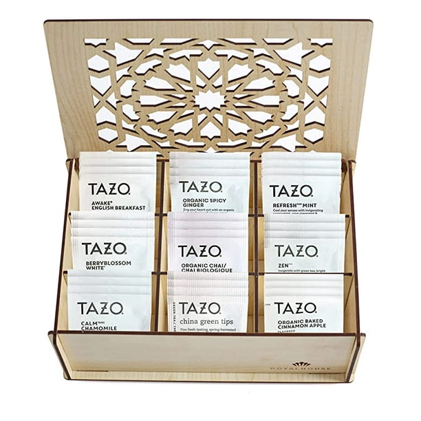 Tazo Tea Bags Sampler Assortment Box 80 COUNT Perfect Variety Pack