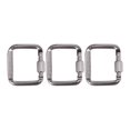 thumbnail image 2 of Dosaele 3PCS Heavy Duty Swivel Carabiner Clips for Climbing, 2 of 6