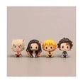 thumbnail image 4 of Set 4 Mini Figuras Demon Slayer Nezuko Tanjiro Anime Juguete, 4 of 4