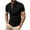 Black, variant on lcziwo Flash Sales Today Deals Mens Shirts Casual Stylish Button Down Short Sleeve Polo Shirt Basic Solid Summer Vacation Shirts Loose Athletic Pullover Tee 2024