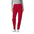 thumbnail image 4 of Adar Universal Women's Scrub Set - Warm-Up Scrub Jacket and Elastic Pull-On Pants - 902 - Red - 5X, 4 of 7