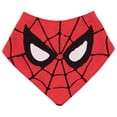 thumbnail image 2 of Spiderman Baby Boys Clothes 3-Piece Set with Baby Bodysuit, Pants, and Bib - Marvel Avengers Baby Boy Outfit - Baby Clothes Red/Black/Grey, 3-6 Months, 2 of 6