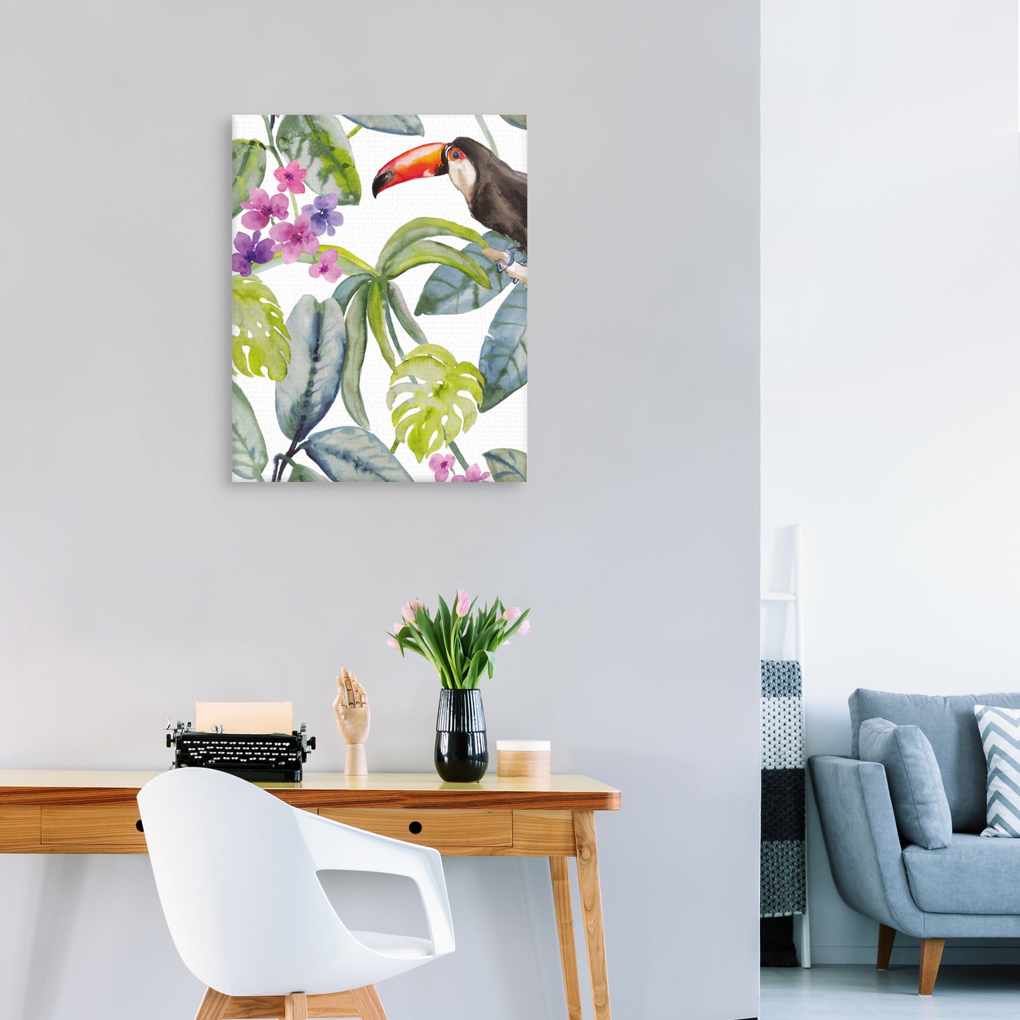 Toucan Hide by Sandra Jacobs Canvas Art Print