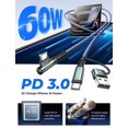 thumbnail image 3 of Cable de carga AINOPE USB C a USB C de 60 W para iPhone iPad, 3 of 8