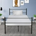 thumbnail image 1 of FDW Twin 5 Inch Medium-Firm Gel Memory Foam Mattress, CertiPUR-US Certified, in a Box, Pressure Relief, White, 1 of 7