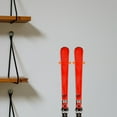thumbnail image 3 of LOLIPPYY 2Pcs Orange Ski and Snowboard Wall Mount Rack Rubber Hook Storage Solution for Home, 3 of 4