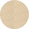 thumbnail image 1 of Ahgly Company Tapis Rond Lavable en Machine Intérieur Transitionnel Blond Doré Or, 7 Pieds Rond, 1 of 7