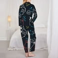 thumbnail image 5 of Disketp Pajamas Set Long Sleeve Sleepwear Womens Button Down Nightwear Pj Sets-Joystick Gamepad, 5 of 9